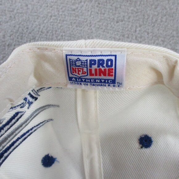 VINTAGE Dallas Cowboys Hat Cap Snapback Diamond Logo Athletic NFL Football 90s - Picture 9 of 10